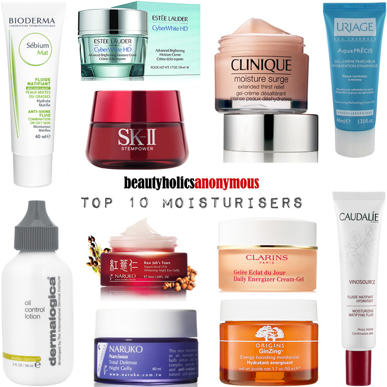 Week of Skincare Favourites 2014: My Top 10 Moisturisers