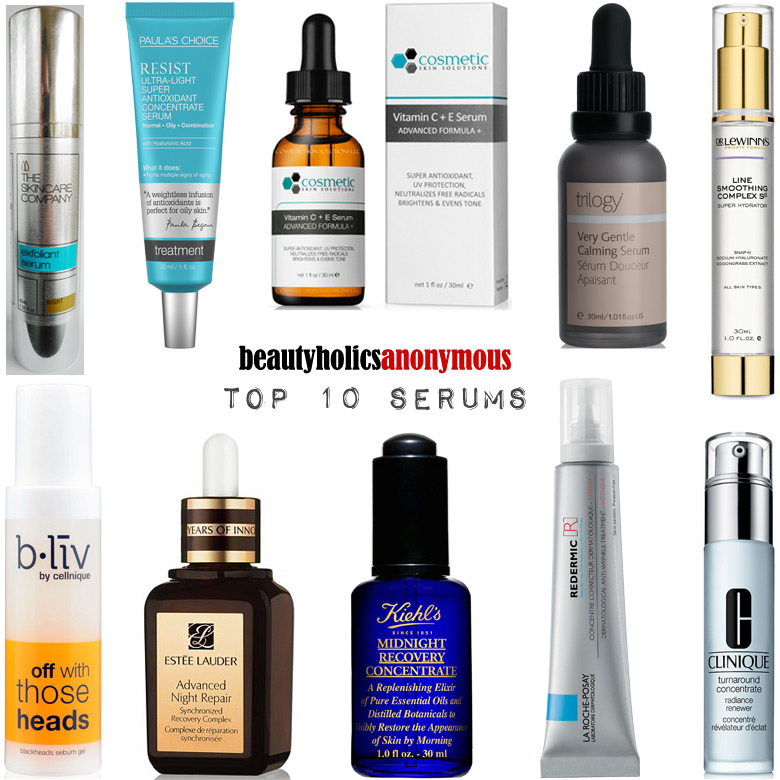 Week of Skincare Favourites 2014: My Top 10 Serums