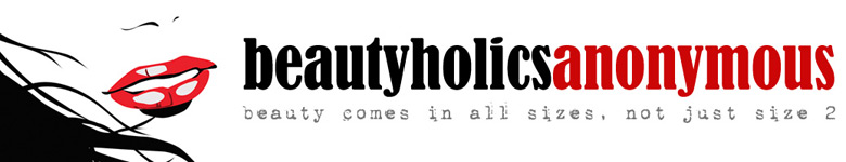 Beautyholics Anonymous Old Banner and Tagline