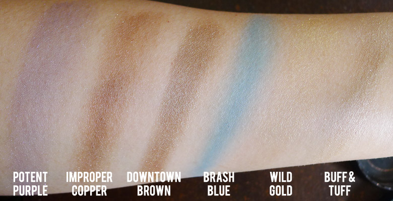 Maybelline Colour Tattoo Pure Pigments Swatches