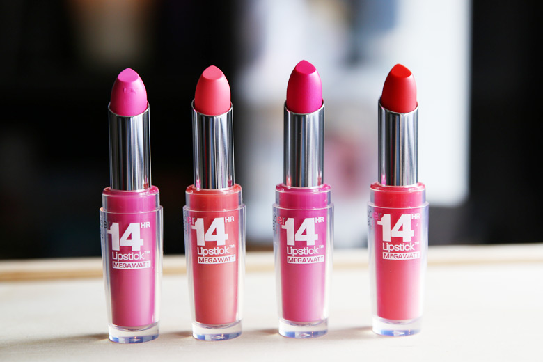 Maybelline SuperStay 14Hr Megawatt Lipsticks