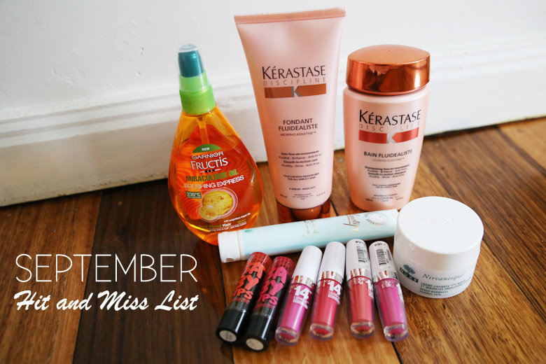 September Hit and Miss List