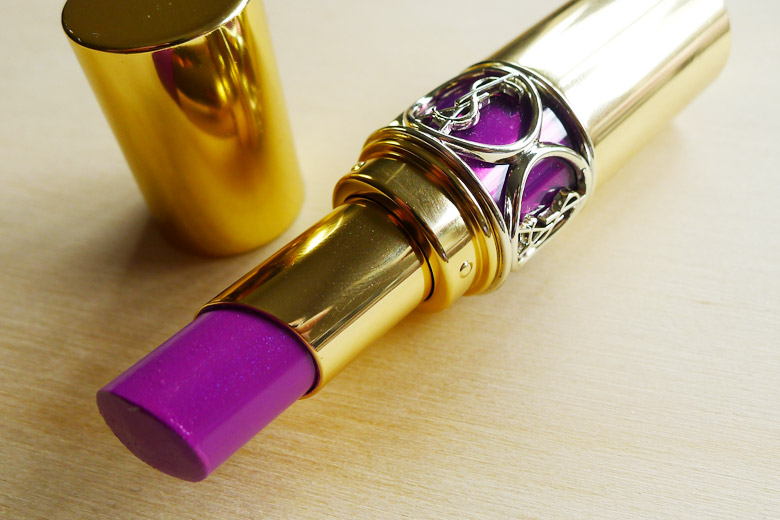 YSL Rouge Volupte Shine in #19 Fuchsia in Rage