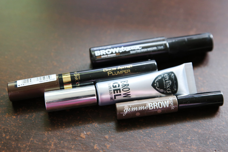 Battle of the Tinted Brow Gels (Featuring L'Oreal, Maybelline, Benefit, Eyeko London)