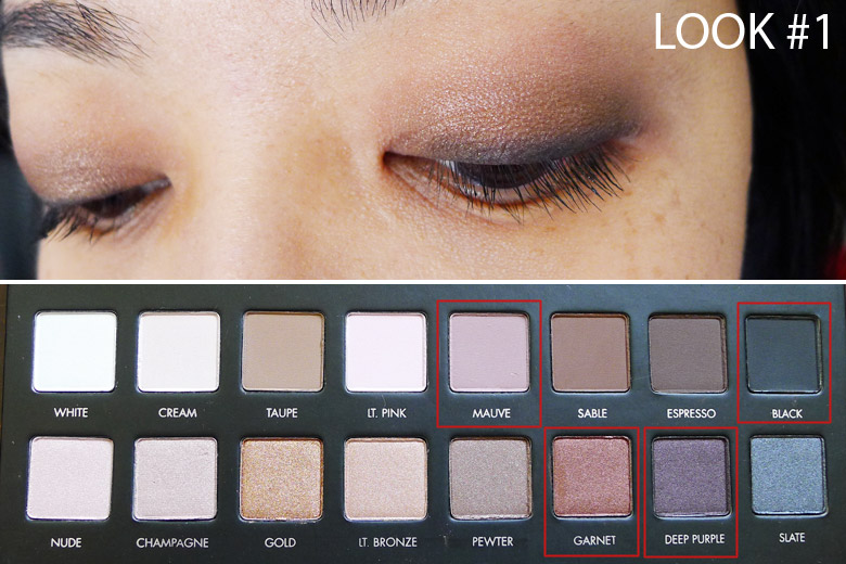 LORAC Pro Eyeshadow Palette Look 1