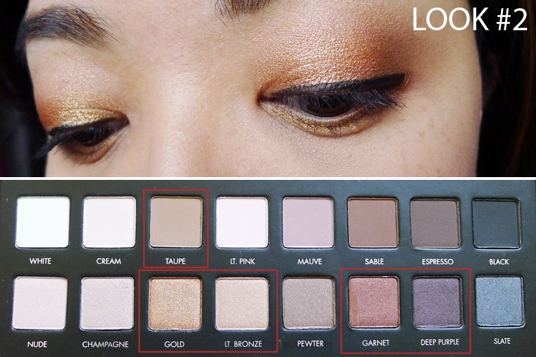 LORAC Pro Eyeshadow Palette Look 2