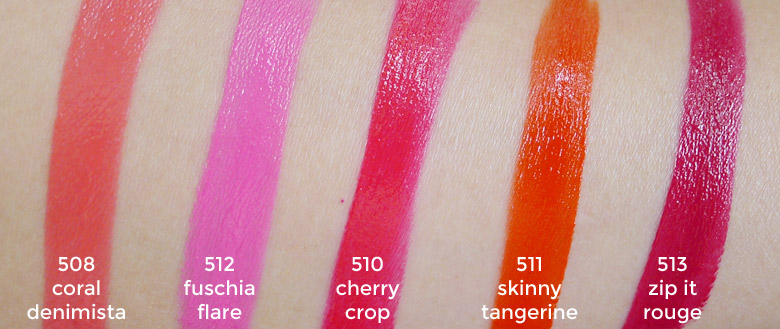 L'Oreal Glam Matte Intense Matte Gloss Swatches