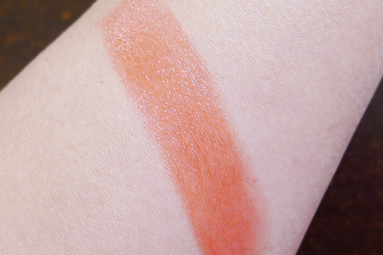 Mary Kay True Dimensions Lipstick in Tangerine Pop  Swatch