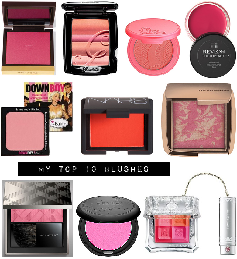 Week of Makeup Favourites 2014: My Top 10 Blushes