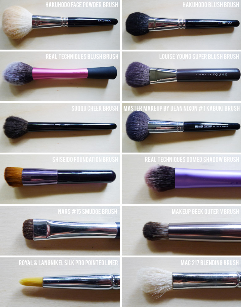 Week of Makeup Favourites 2014: My Top 10 Makeup Brushes