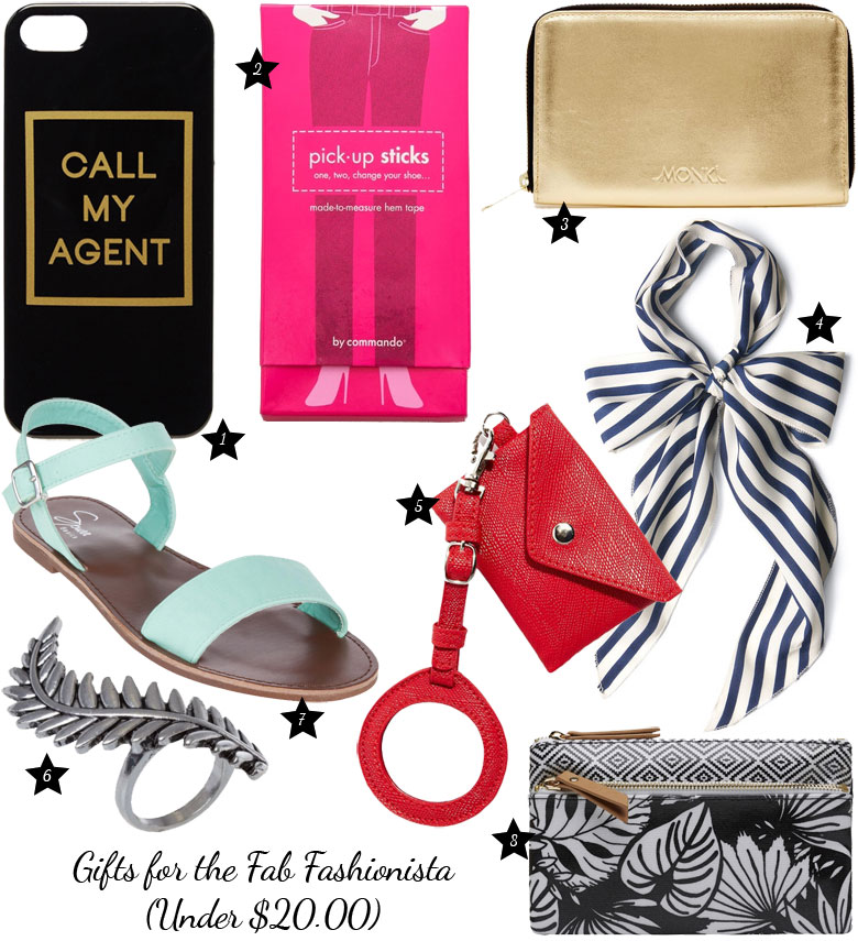 Christmas Gift Guide 2014: For The Fab Fashionista - Gifts Under $20