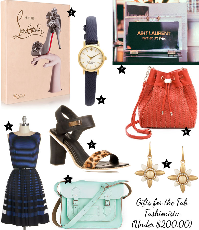 Christmas Gift Guide 2014: For The Fab Fashionista - Gifts Under $200