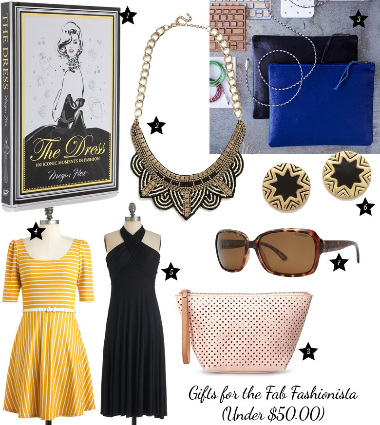 Christmas Gift Guide 2014: For The Fab Fashionista - Gifts Under $50
