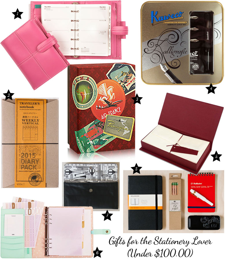 Christmas Gift Guide 2014: For The Stationery Lover Under $100