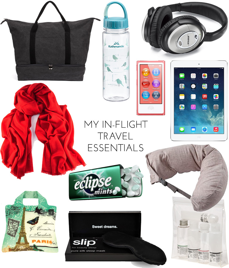 Travel Mini Series : My In-Flight Travel Essentials