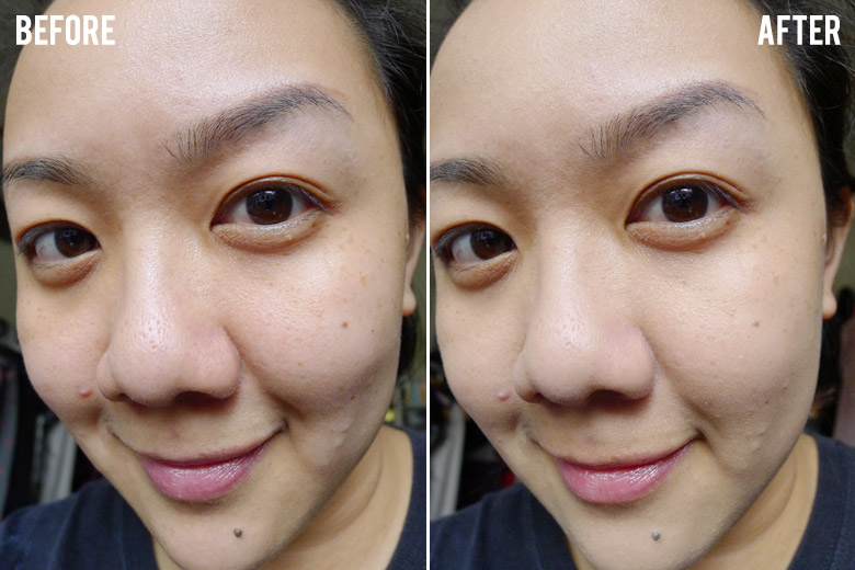 Tarte Amazonian Clay Full Coverage Foundation Before and After