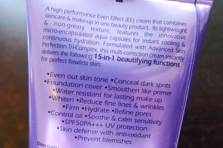 Clinelle Miracle Aqua Capsule EE Even Effect Cream Description