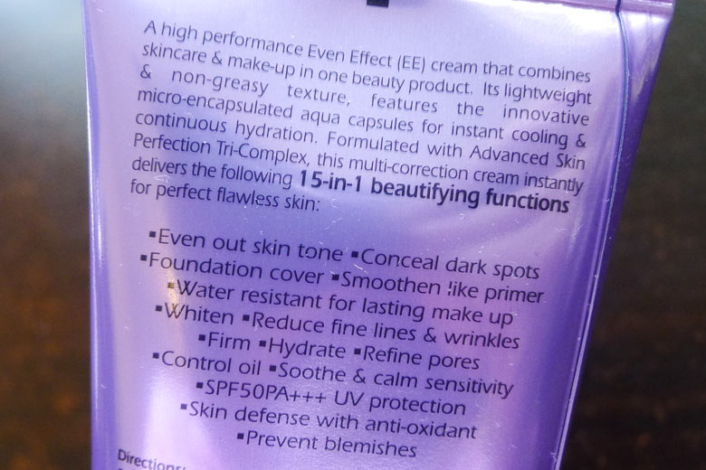 Clinelle Miracle Aqua Capsule EE Even Effect Cream Description