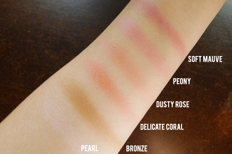 Paula's Choice Blush It On Contour Palette Swatches