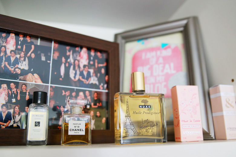 Perfumes On A Shelf