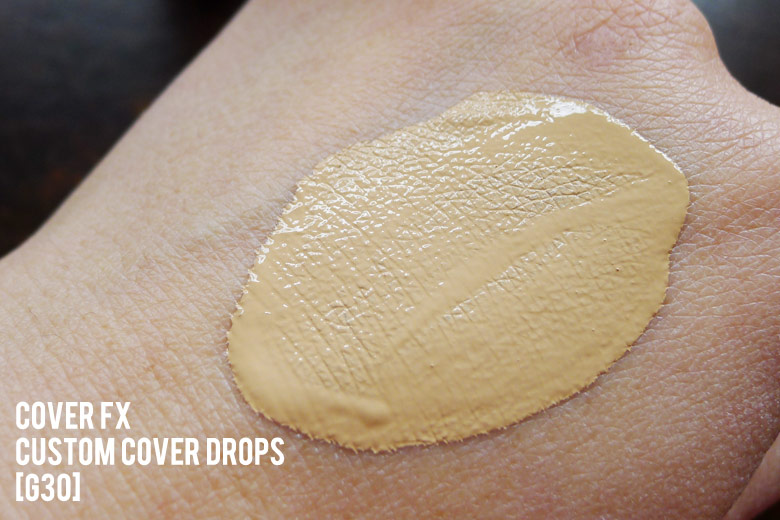 Cover FX Custom Cover Drops in G30 Swatch| Beautyholics Anonymous