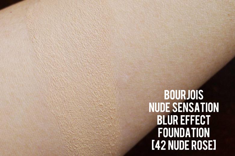 Bourjois Nude Sensation Blur Effect Swatch