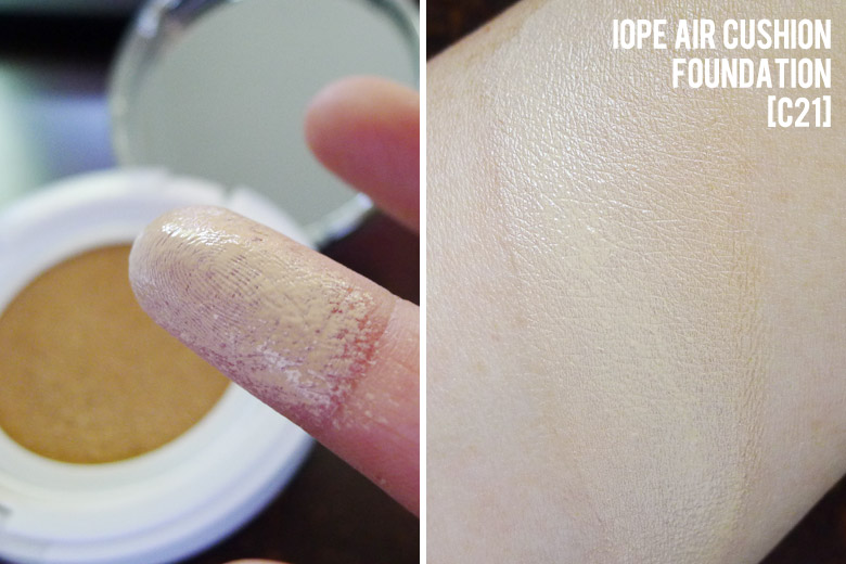 IOPE Air Cushion Foundation Swatch