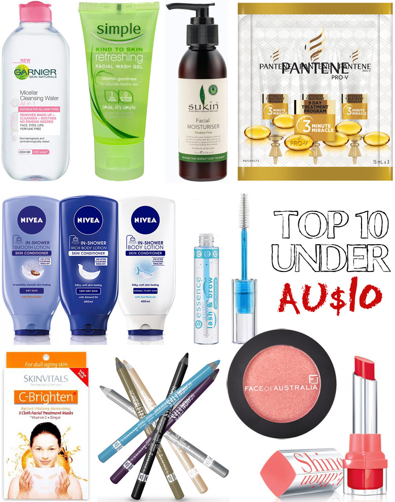 Tine's Top 10 Under AU$10 2015