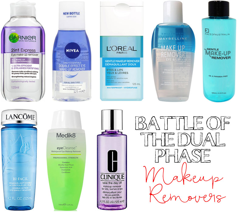 Battle of the Dual-Phase Makeup Removers