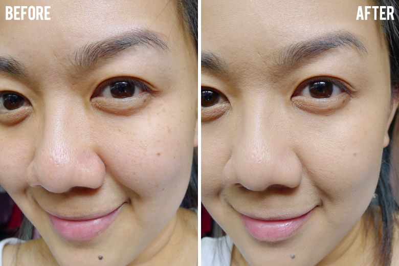 L'Oreal True Match Foundation Before and After