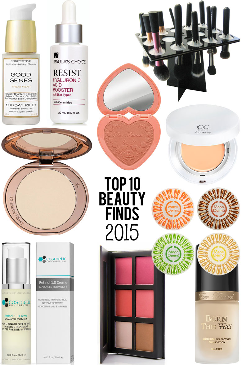 Top 10 Beauty Finds of 2015