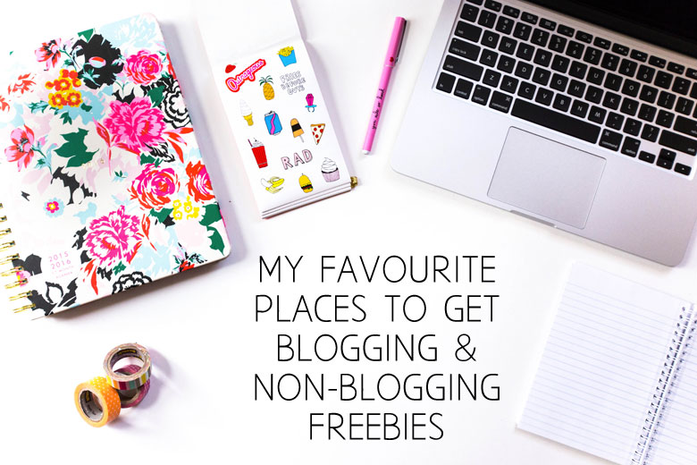 Bloggie Wednesday: My Two Favourite Places To Get Blogging (And Non-Blogging) Freebies