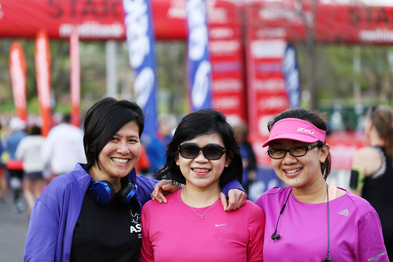 Norlin, LeGeeque and I Melbourne Marathon 10km 2016