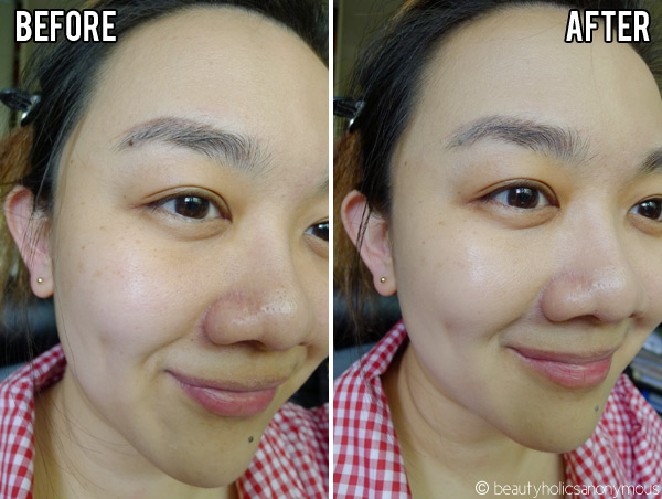 Chanel CC Cream On Skin Before and After - Beautyholics Anonymous