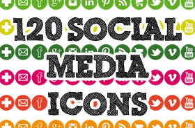 Bloggie Wednesdays: 120 Free Social Media Icons For You To Download!