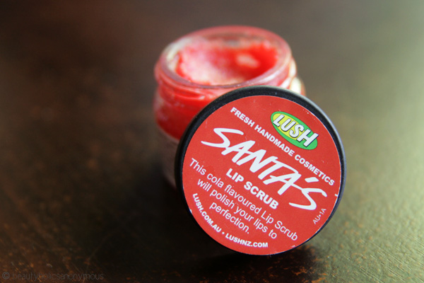 Quickie Mention: LUSH Santa’s Lip Scrub