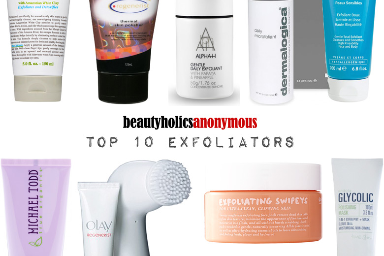 Week of Skincare Favourites 2014: My Top 10 Exfoliators