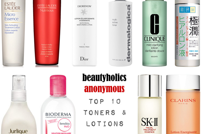 Week of Skincare Favourites 2014: My Top 10 Toners and Lotions